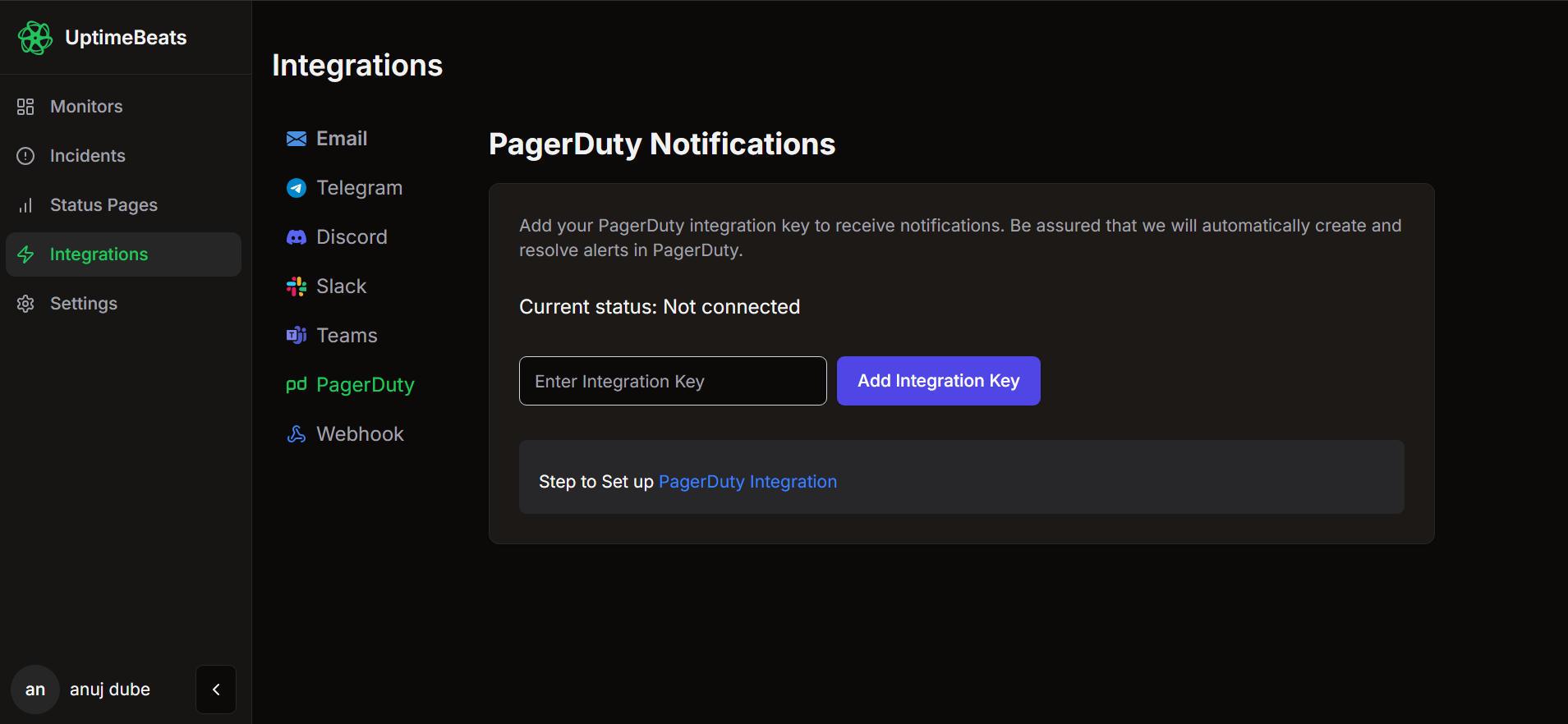 Configurar Integración