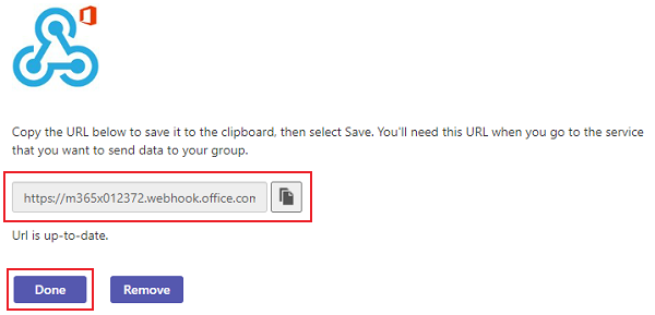 Obtener URL del Webhook