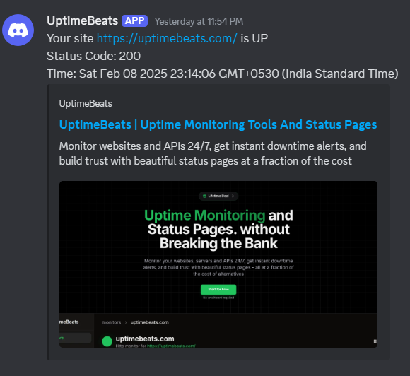 Aparência da Notificação