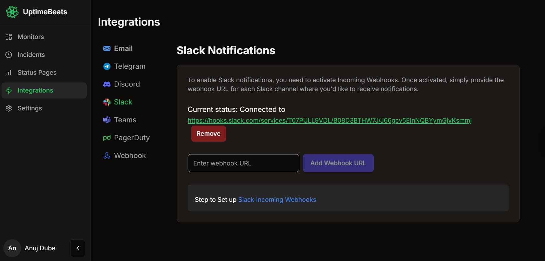 Configurar Integração